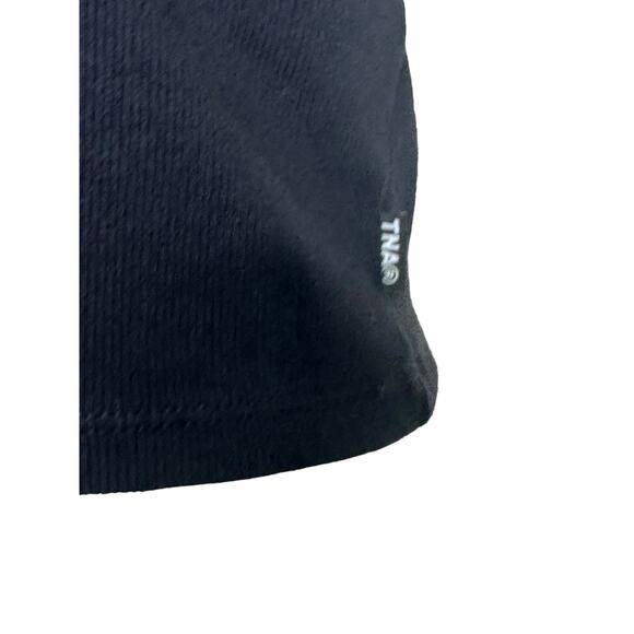 TNA black short sleeves crop fitted T shirt size Medium - Picture 6 of 14